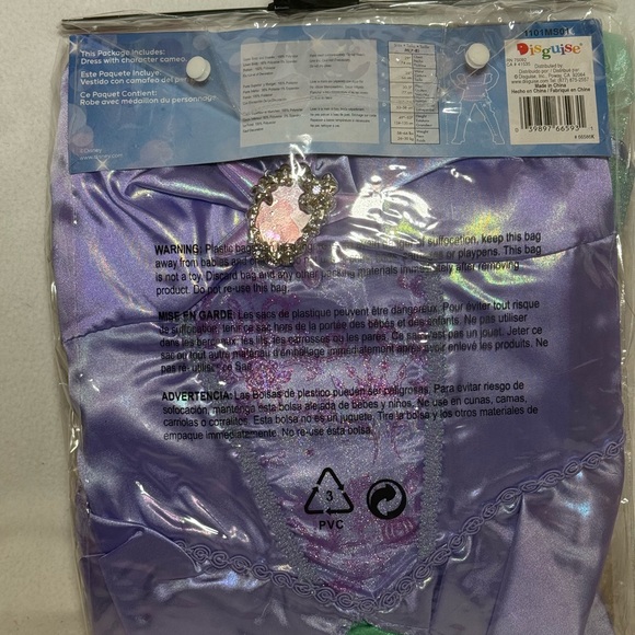 Ariel Classic Disney Princess Girls Costume. Size 7-8/Medium. - Picture 5 of 7